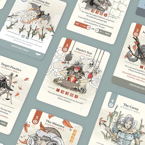 SPIRE'S END: Hildegard Card Game, Add to Your Choose-Your-Path Adventure and Strategy Board Games, Immersive Solo or Cooperative Play for Ages 16 and Over, 1-2 Players, 30-180 Minute Playtime