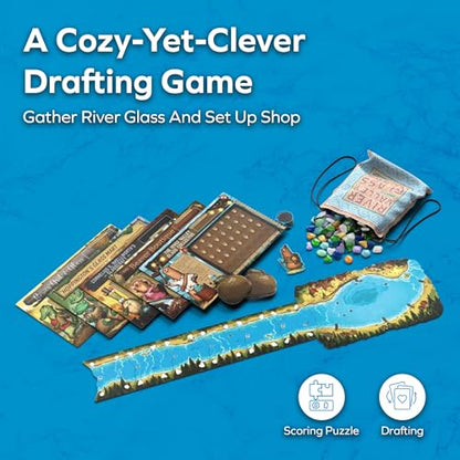 Allplay, Cozy Yet Clever Drafting Game, Colorful, 1 to 5 Players | Communication Limits and Challenging Scenarios in Small | Travel Size Box (5" x 5" x 2")