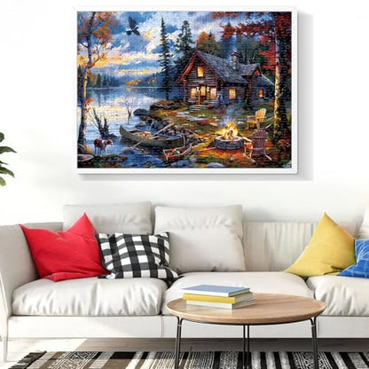 Puzzles for Adults 500 Pieces Coutryside Jigsaw Puzzle for Adults Autumn Puzzles Family Challenging Puzzle Games Great Gift Unique Brain Teaser for Puzzle Enthusiasts, 20.5 x 15 - style: Coutryside Puzzle