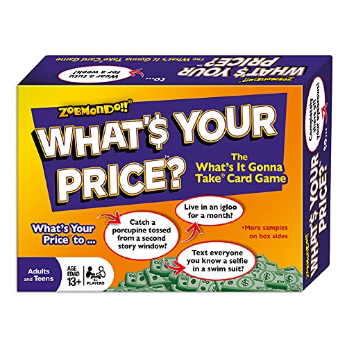 Zobmondo!! What's Your Price Card Game
