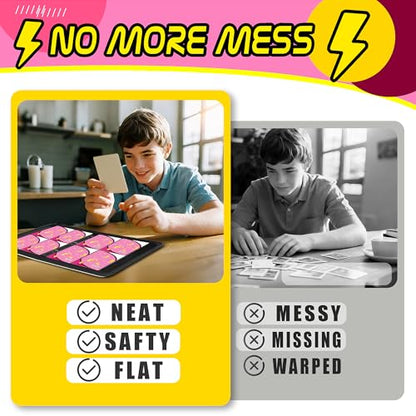 Trading Card Binder 4 Pocket,400 Pocket Card Collection Binder with 50 Removable Sleeves,PU Waterproof Top Card Book,3-Ring Zipper Collectible Trading Card Album for MTG/TCG/Card Holder Gift（Pink） - color: Pink, size: Small