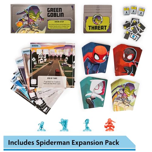 Spin Master Games Marvel United, Superhero Card Strategy Board Game Comic Bundle with Spiderman and Dr. Strange Expansion, for Adults & Kids Ages 14+ (Amazon Exclusive) - color: Marvel United Superhero Bundle