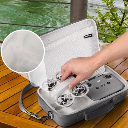 NEO Case, Waterproof hard Carrying Case for DJI NEO, Travel Storage Bag for DJI NEO Fly More Combo, Compatible RC-N3/N2 remote controller/Intelligent Flight Battery/Charging Hub and Accessories