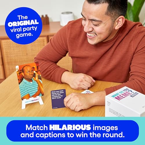 WHAT DO YOU MEME? Core Game (Original Version) – The Hilarious Adult Party Game for Meme Lovers - size: 16.51 cm x 11.43 cm x 10.92 cm, style: Classic