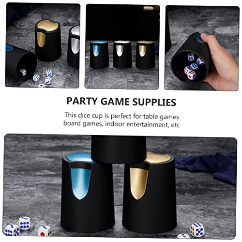 2pcs Practical Plastic Dice Cup Fashion Dice Storage Container for Ktv Game Night Easy to Use Clean Lightweight Design for Parties and Table Games