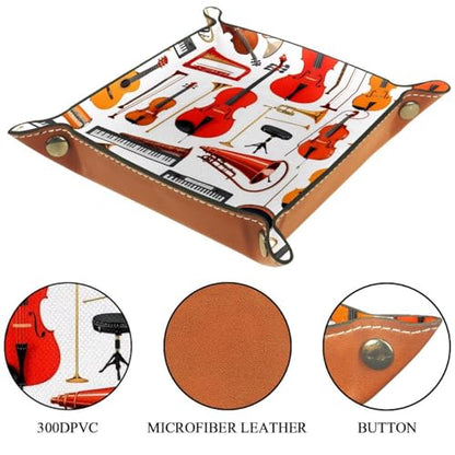 Musical Instruments Dice Tray Dice Rolling Tray Folding Dice Holder for Dice Games, Like RPG, DND and Other Table Games - color: Multi 11
