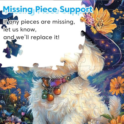 4 Packs 100 Piece Puzzles for Kids Ages 4-6, Jigsaw Puzzles for Kids Ages 6-8 8-10 Adorable Animals Puzzles 100 Pieces for Senior Search and Find Learning Educational Toys for Boys and Girls - style: Puppy Parrot Fox