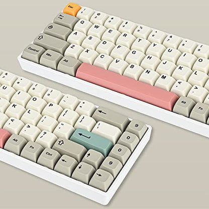 PBT keycaps 60 Percent Dye-Sub XDA 134 Retro keycap Set for Cherry MX Gateron Kailh Switches Gaming Mechanical Keyboard (Retro 9009) - color: Retro 9009