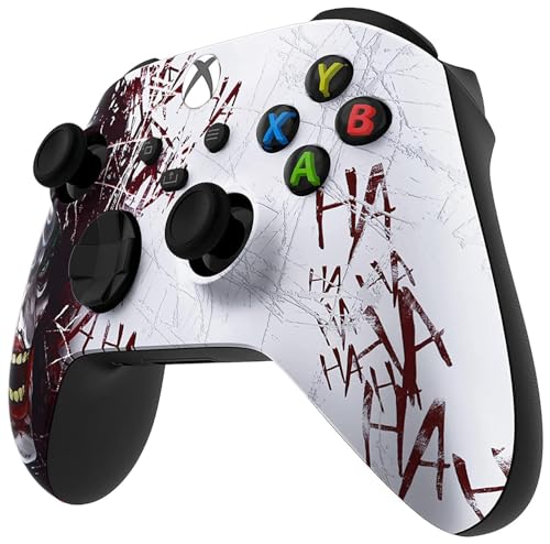 Custom Controllerzz Wireless Controller for Microsoft Xbox Series X/S & Xbox One - Custom Soft Touch Feel - Custom Xbox Series X/S Controller (X/S Jokester) - color: X/S Jokester
