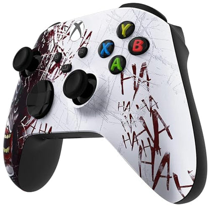 Custom Controllerzz Wireless Controller for Microsoft Xbox Series X/S & Xbox One - Custom Soft Touch Feel - Custom Xbox Series X/S Controller (X/S Jokester) - color: X/S Jokester