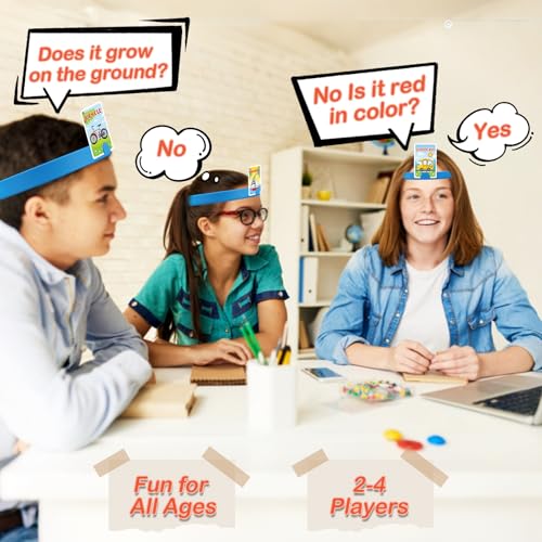 Headbands Game for Kids – Guessing Board Game to Boost Vocabulary, Critical Thinking, and Social Skills – Quick Question Family Game Night for 2–4 Players – Travel-Friendly Fun (Vehicle Theme) - style: Vehicle