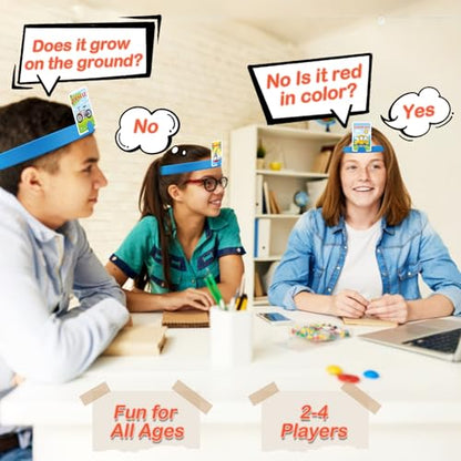 Headbands Game for Kids – Guessing Board Game to Boost Vocabulary, Critical Thinking, and Social Skills – Quick Question Family Game Night for 2–4 Players – Travel-Friendly Fun (Vehicle Theme) - style: Vehicle