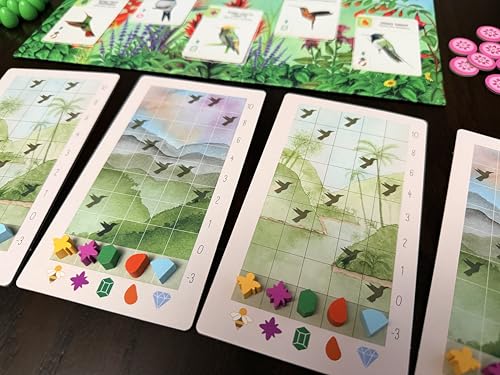Stonemaier Games: Wingspan Americas Expansion by Elizabeth Hargrave | Add to Wingspan | Includes Small Hummingbird Cards with New Mechanism, 111 Unique New Colorful Birds, & More | 1-5 Players, 90 Min