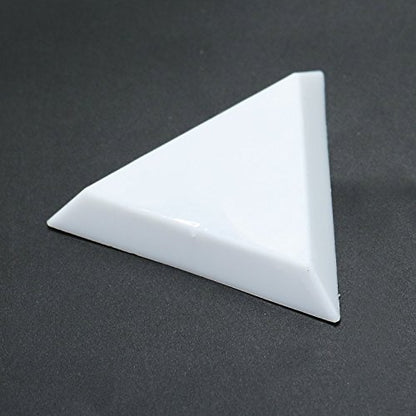 20 PCS Bead Sorting Trays Triangle White Plastic