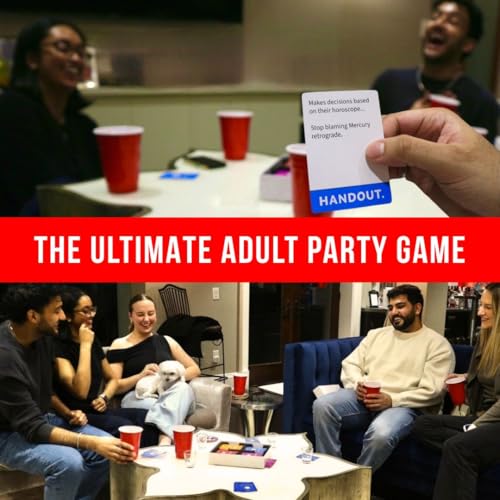 CONTROLLED CHAOS - The Ultimate Adult Party Card Game | 4 Decks in 1 with 250+ Roasts and Challenges That Will Get You Drinking | Great for Game Nights, Pre-Games, White Elephant, Bachelorettes