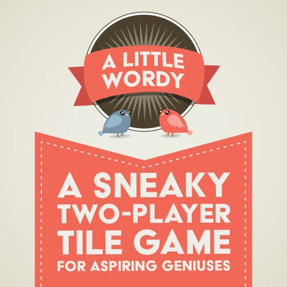 Exploding Kittens A Little Wordy, 2 Players, Age 10+ Letter Tile Game | Make a secret word, decode your opponent's clues, and outthink them in a clever 15-minute game made for two.