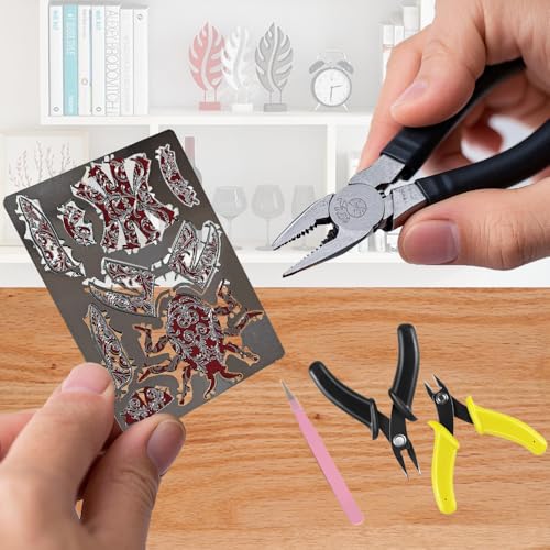 3D Metal Puzzles for Adults,Cute Red Ladybug 3D Model Building Puzzle Kits,Insect Animal Themed Design,Brain Teaser DIY Puzzle Crafts Kits Creative Ornament,Need Assembly (Ladybug) - color: Ladybug