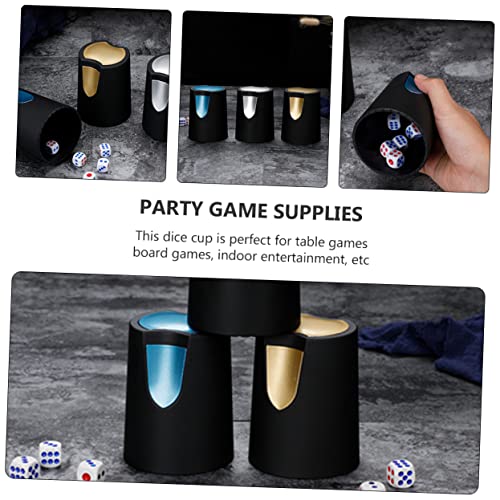 Abaodam 1pc Plastic Dice Cup Dice Storage Case for Bar Ktv Games Organizer Box