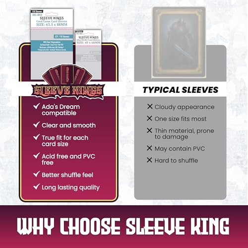 Sleeve King's Ada's Dream Compatible Card Sleeve Bundle - style: Ada’s Dream (8803 x 1 + 8810 x 1)