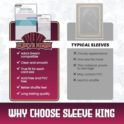 Sleeve King's Ada's Dream Compatible Card Sleeve Bundle - style: Ada’s Dream (8803 x 1 + 8810 x 1)