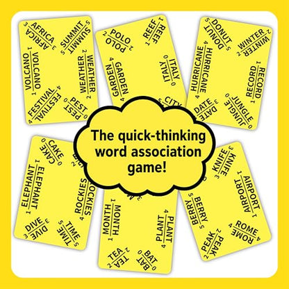 Word Association Game of Shared Thinking | Adults, Teens & Families | One Word Clue | Semi-Cooperative Word Game for Ages 12+, 3-6 Players, 15 Mins