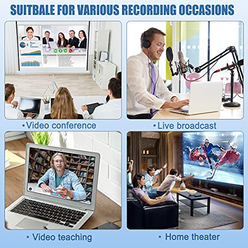 Guermok Video Capture Card, 4K USB3.0 HDMI to USB C, 1080P 60FPS & 2K 30FPS | Capture Card for Streaming, Compatible with iPad Mac OS Windows, Quest 3, OBS, PS5/4, Switch2/1, Xbox, Camera (Silver) - color: Silver