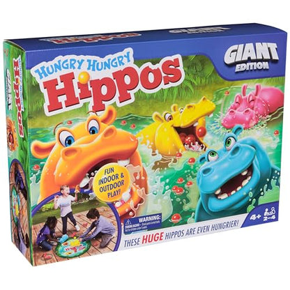 Spin Master Games Hungry Hungry Hippos Giant Edition Board Game - style: Hungry Hungry Hippos