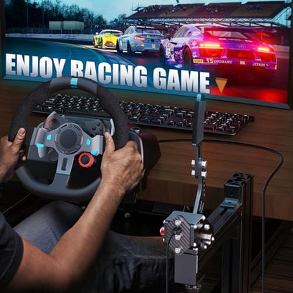 aikeec USB Handbrake for PS4 PS5 Playstation : Compatible with Logitech G27 G29- PC Handbrake for G27 G29 G920 Thrusmsater T300 T500-Racing Game Handbrake