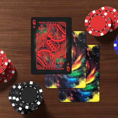 99FOX Primordial Playing Card for Adults Teens Friends Space Themed Cards Deck