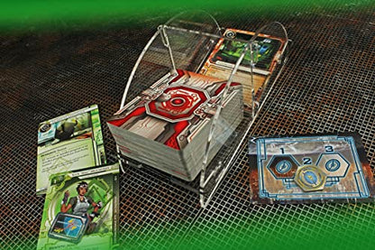 LITKO Standard Card Deck Holder | Draw & Discard, 75-100 | US/EU 70x100mm | Playing card tray for Magic, Pokémon & TCGs | Angled finger notch | Snap-fit, no glue | Laser-cut acrylic - color: Clear, size: Holds 75-100 Standard Cards. Draw & Discard Piles