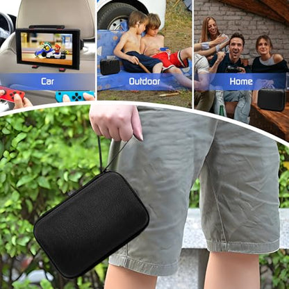 DPVPER Carrying Case for Gameboy Advance SP, Accessories for GBA SP, Hard Storage Portable Bag for GBA SP - Holds 8 Games - size: No Charger Fit