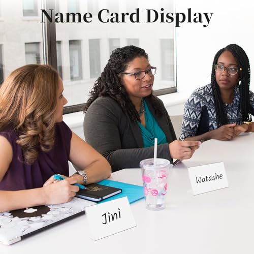 Daletu Mini Acrylic Sign Holders, Acrylic Food Sign Label for Party Buffet | Retail Price Card Signs Holders, Clear Plastic Table Counter Top Stand for Name Card, Bakery, Wedding, Event Decor - size: 30PCS 2.36" X 1.57"（6X4)