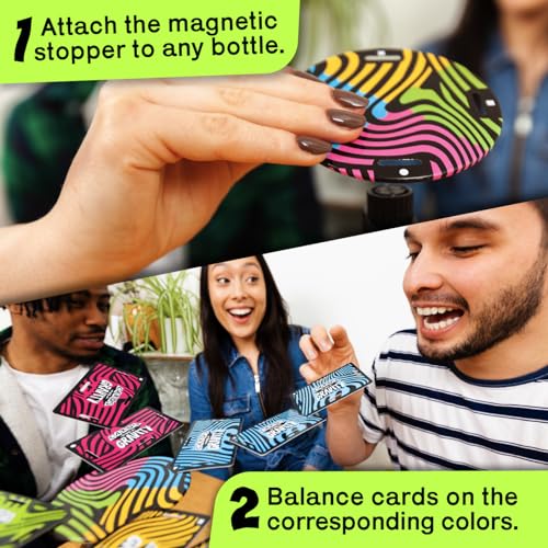 Big Potato Cards vs Gravity: Ultimate Stacking & Balancing Card Game | Waterproof Board Game for Family Fun, Holidays & Game Nights | 2-4 Players - style: Original Version