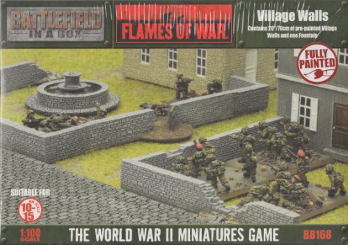 Flames of War Battlefield in a Box: Village Walls