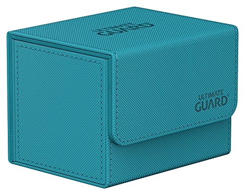 Ultimate Guard Sidewinder 100+, Deck Box for 100 Double-Sleeved TCG Cards, Petrol, Magnetic Closure & Microfiber Inner Lining for Secure Storage - color: Petrol, size: 100+