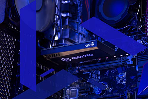 Elgato HD60 Pro1080p60 Capture and Passthrough, PCIe Capture Card, Low-Latency Technology, PS5, PS4, Xbox Series X/S, Xbox One