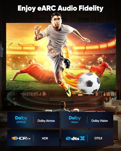 Highwings 8K 광섬유 롱 HDMI 케이블 2.5m(75피트), 48Gbps 초고속 | HDMI 2.1 울트라 HD 차폐 코드-8K@60Hz 4K@120Hz HDR10/eARC/HDCP 2.2&2.3/3D, PS5/노트북/PC/HDTV 등과 호환 - size: 75피트