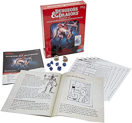Hasbro Gaming Stranger Things Dungeons & Dragons Roleplaying Game Starter Set, 14 Years+
