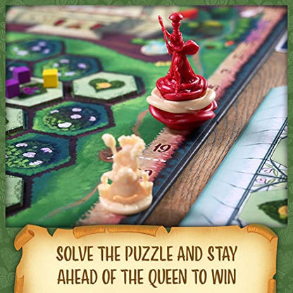 Paint the Roses Board Game | Cooperative Alice in Wonderland Deduction Game | 2-5 Players | Age 11+ | 60 Min