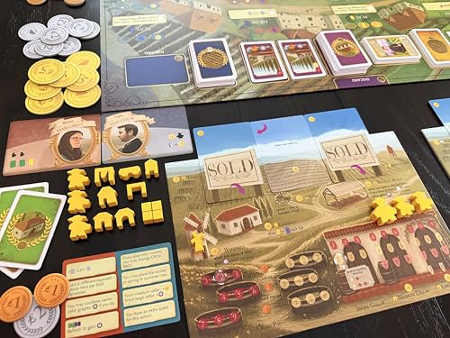 Stonemaier Games: Viticulture: Bordeaux Expansion by Jamey Stegmaier | Add to Viticulture (Base Game) | A New Board Featuring Updated Graphics, Layout, and New Mechanism | 1-6 Players, 90 Mins