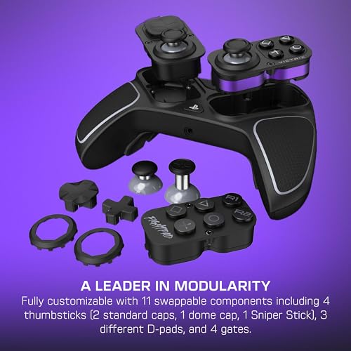 Bundle of Turtle Beach Atlas 200 Wired Gaming Headset Officially Licensed for PS5 & PS4 - Black + Victrix Pro BFG Reloaded Wireless Gaming Controller Officially Licensed for PS5, PS4, PC - color: Black Bundle