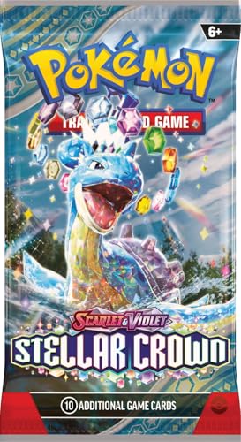 POKEMON TCG: Scarlet & Violet Stellar Crown BOOSTER PACK (1 PACK) - 10 Cards