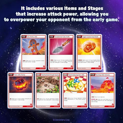CookieRun Trading Card Game: Starter Deck Red | 2 Player Competitive TCG | 20 Minutes | Includes 60 Cards - style: Red