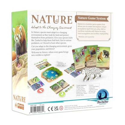 Nature Board Game | Adapt and Evolve Species to Survive in a Shared Ecosystem | Wildlife Strategy Game for Adults, Teens and Families | 1-4 Players, Solo Mode, Age 10+