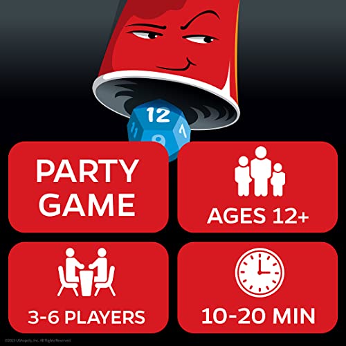 What The Cup!? | Social Bluffing Dice Game | Featuring Handheld Dice Cups & D12 Dice | Spy, Swap, Steal The Winning Cup | 3-6 Players, Ages 12+