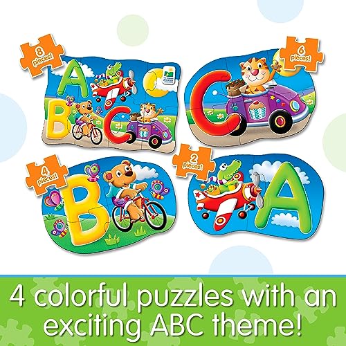 The Learning Journey My First 4-In-A-Box Puzzle - ABC - Educational Toddler Toys & Gifts for Boys & Girls Ages 2 & Up - Award Winning Puzzle, Multi - style: ABC