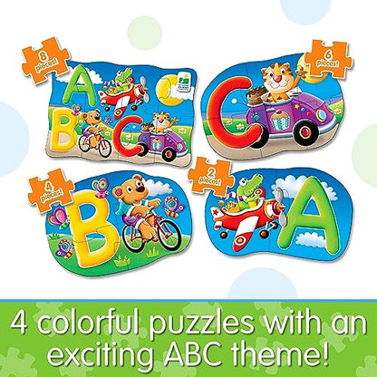 The Learning Journey My First 4-In-A-Box Puzzle - ABC - Educational Toddler Toys & Gifts for Boys & Girls Ages 2 & Up - Award Winning Puzzle, Multi - style: ABC