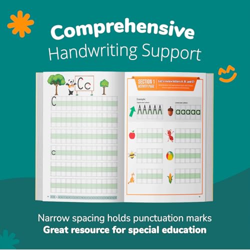 Channie's Alphabet Tracing & Kids Writing Pad, Practice Visual Handwriting & Storytelling Workbooks, 80 Pages, Grades PreK – 1st, Summer School, Learning Workbook for Homeschool and After School - style: Alphabet Tracing & Writing Pad