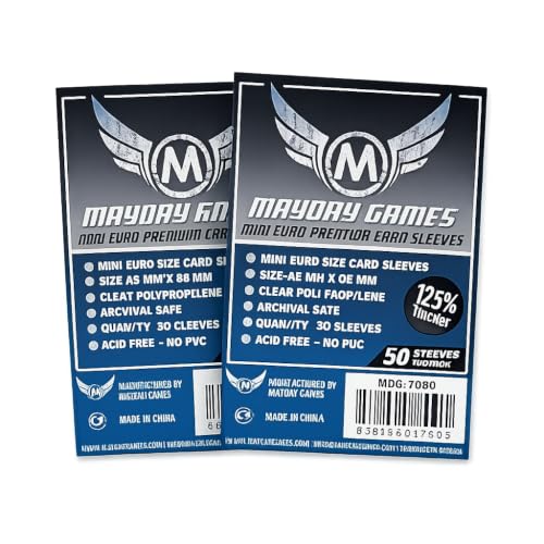 Mayday Games Alchemists Game Accessory- Premium Card Sleeve Bundle - size: Premium, style: Alchemists
