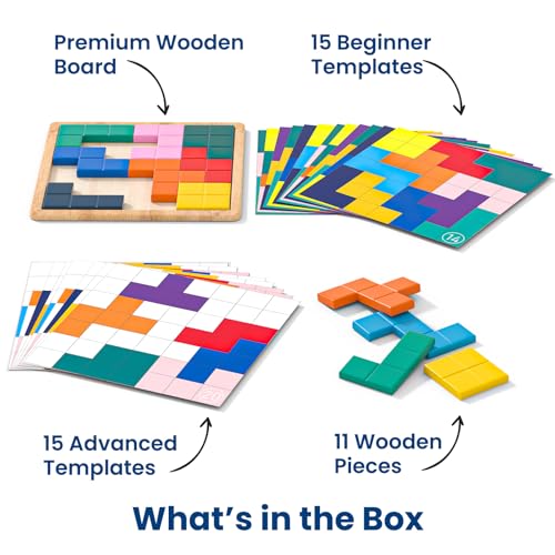 Dementia Activities for Seniors, Memory Games for Seniors with Alzheimers, Wooden Tiles Matching Puzzle Game, Dementia Products for Elderly Adults, Brain Exercise Gift for Parents or Nursing Home